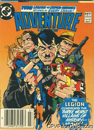 Adventure Comics #501 $1.50 CPV Comic Book Picture