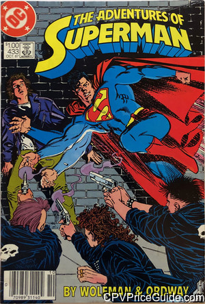 Adventures of Superman #433 $1.00 CPV Comic Book Picture