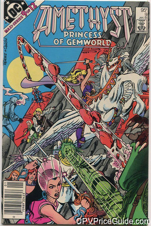 Amethyst Princess of Gemworld #9 95¢ Canadian Price Variant Comic Book Picture