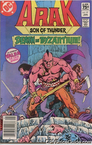 Arak Son of Thunder #17 75¢ Canadian Price Variant Comic Book Picture