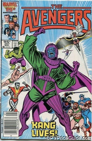 Avengers #267 95¢ CPV Comic Book Picture