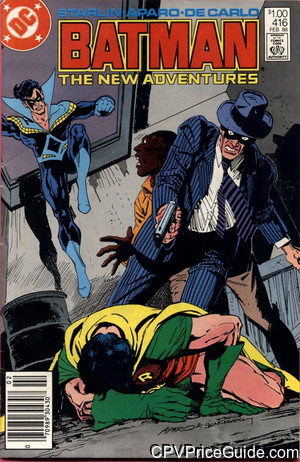 Batman #416 $1.00 Canadian Price Variant Comic Book Picture