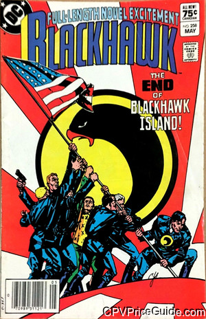 Blackhawk #258 75¢ CPV Comic Book Picture