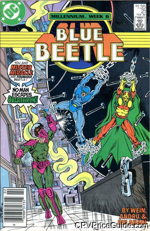 Blue Beetle #21 $1.35 Canadian Price Variant Comic Book Picture