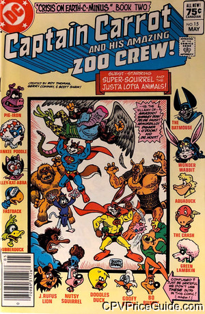 Captain Carrot #15 75¢ CPV Comic Book Picture