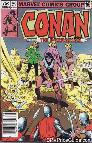 Conan the Barbarian #146 75¢ Canadian Price Variant Comic Book Picture