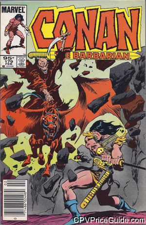 Conan the Barbarian #179 95¢ CPV Comic Book Picture