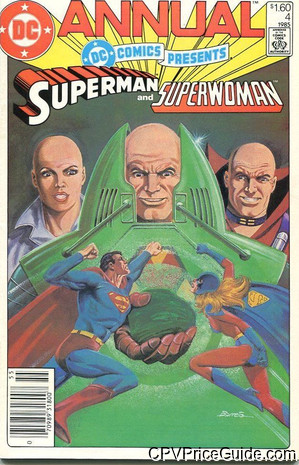 DC Comics Presents Annual #4 $1.60 Canadian Price Variant Comic Book Picture