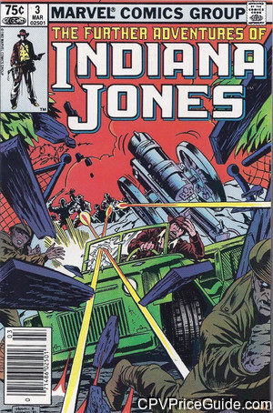 Further Adventures of Indiana Jones #3 75¢ CPV Comic Book Picture