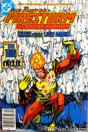 Fury of Firestorm #34 95¢ Canadian Price Variant Comic Book Picture