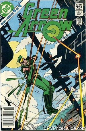 Green Arrow #4 75¢ Canadian Price Variant Comic Book Picture