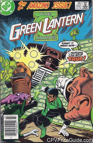 Green Lantern #202 95¢ CPV Comic Book Picture