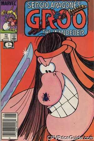 Groo the Wanderer #16 95¢ Canadian Price Variant Comic Book Picture