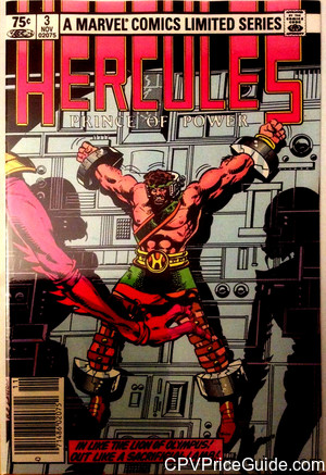 Hercules #3 75¢ Canadian Price Variant Comic Book Picture