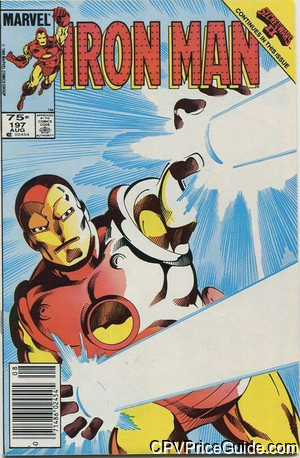 Iron Man #197 75¢ Canadian Price Variant Comic Book Picture
