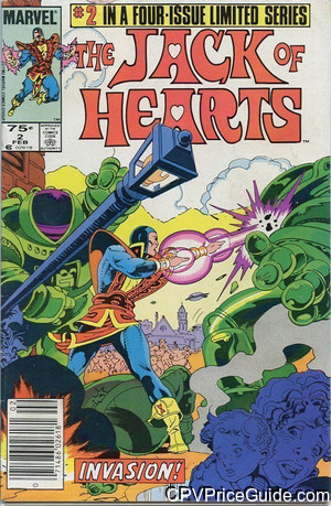Jack of Hearts #2 75¢ CPV Comic Book Picture