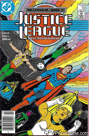 Justice League International #10 $1.00 CPV Comic Book Picture