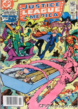 Justice League of America #220 75¢ CPV Comic Book Picture