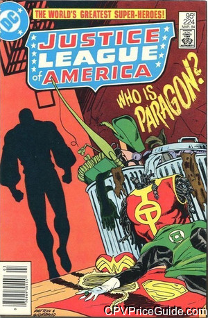Justice League of America #224 95¢ CPV Comic Book Picture