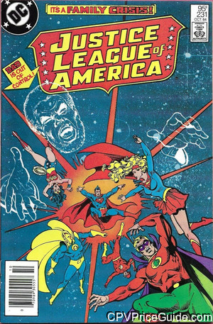 Justice League of America #231 95¢ Canadian Price Variant Comic Book Picture