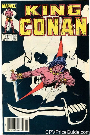 King Conan #19 $1.25 Canadian Price Variant Comic Book Picture