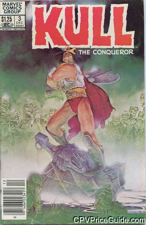 Kull the Conqueror #3 $1.25 CPV Comic Book Picture