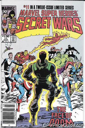 Marvel Super Heroes Secret Wars #11 $1.00 Canadian Price Variant Comic Book Picture