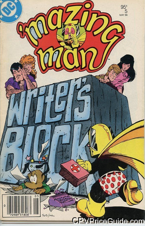 'mazing Man #5 95¢ CPV Comic Book Picture
