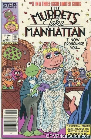Muppets Take Manhattan #3 75¢ Canadian Price Variant Comic Book Picture