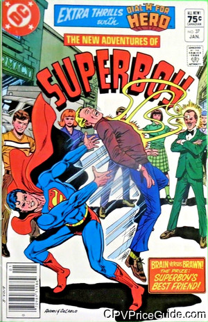 New Adventures of Superboy #37 75¢ CPV Comic Book Picture