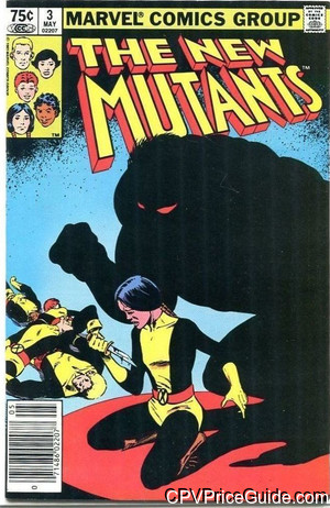 New Mutants #3 75¢ Canadian Price Variant Comic Book Picture