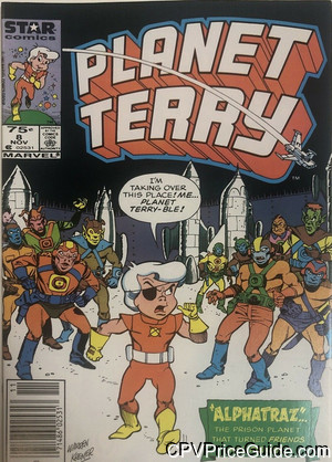 Planet Terry #8 75¢ Canadian Price Variant Comic Book Picture