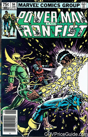 Power Man and Iron Fist #94 75¢ Canadian Price Variant Comic Book Picture
