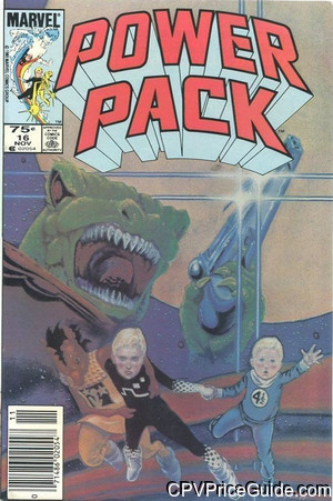 Power Pack #16 75¢ CPV Comic Book Picture
