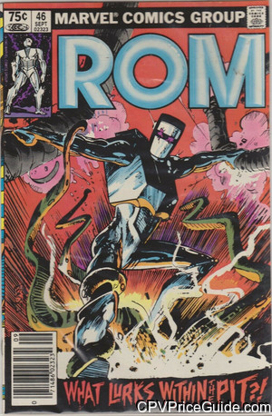 Rom Spaceknight #46 75¢ CPV Comic Book Picture