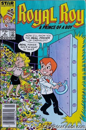 Royal Roy #6 75¢ Canadian Price Variant Comic Book Picture