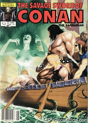 Savage Sword of Conan #101 $1.75 Canadian Price Variant Comic Book Picture