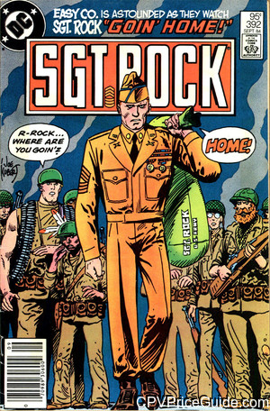 Sgt. Rock #392 95¢ CPV Comic Book Picture