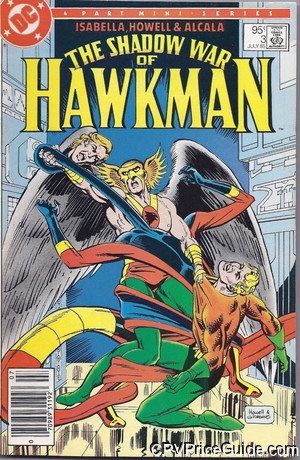 Shadow War of Hawkman #3 95¢ Canadian Price Variant Comic Book Picture
