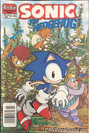 Sonic the Hedgehog #42 $1.65 Canadian Price Variant Comic Book Picture