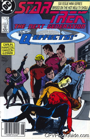 Star Trek The Next Generation #5 $1.35 CPV Comic Book Picture