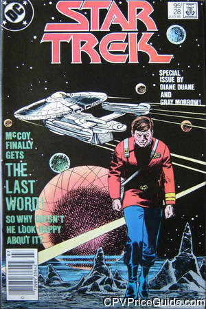 Star Trek #28 95¢ Canadian Price Variant Comic Book Picture