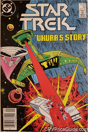 Star Trek #30 $1.00 Canadian Price Variant Comic Book Picture