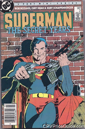 Superman: The Secret Years #2 95¢ Canadian Price Variant Comic Book Picture