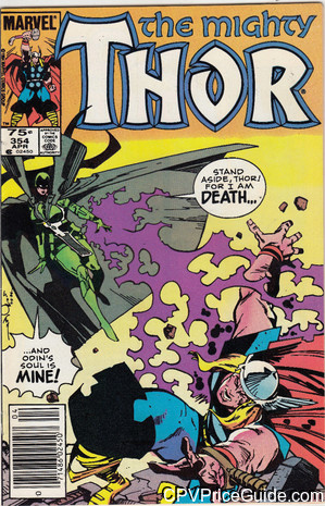 Thor #354 75¢ CPV Comic Book Picture