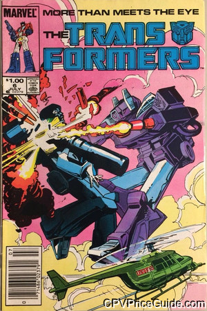 Transformers #6 $1.00 Canadian Price Variant Comic Book Picture