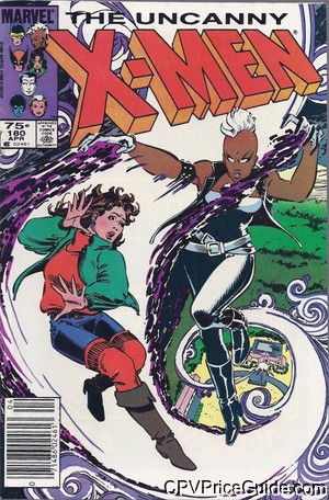 Uncanny X-Men #180 75¢ Canadian Price Variant Comic Book Picture