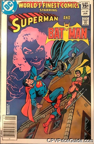 World's Finest Comics #287 75¢ Canadian Price Variant Comic Book Picture