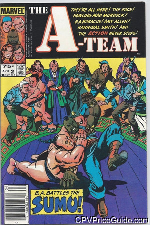 A-Team #2 75¢ Canadian Price Variant Comic Book Picture