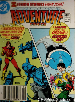 Adventure Comics #498 $1.50 CPV Comic Book Picture